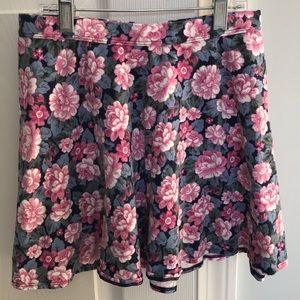 Abercrombie Kids floral mini skirt